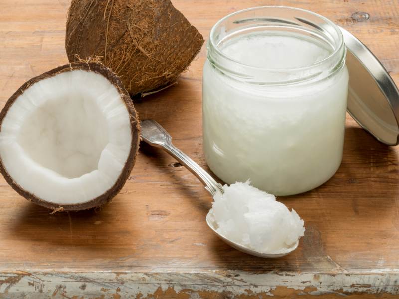 Using coconut oil to stop dog shedding
