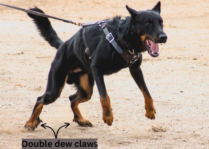 Sport dog with double dew claws